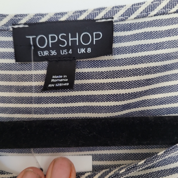 Topshop bow sleeve top - Picture 2 of 3